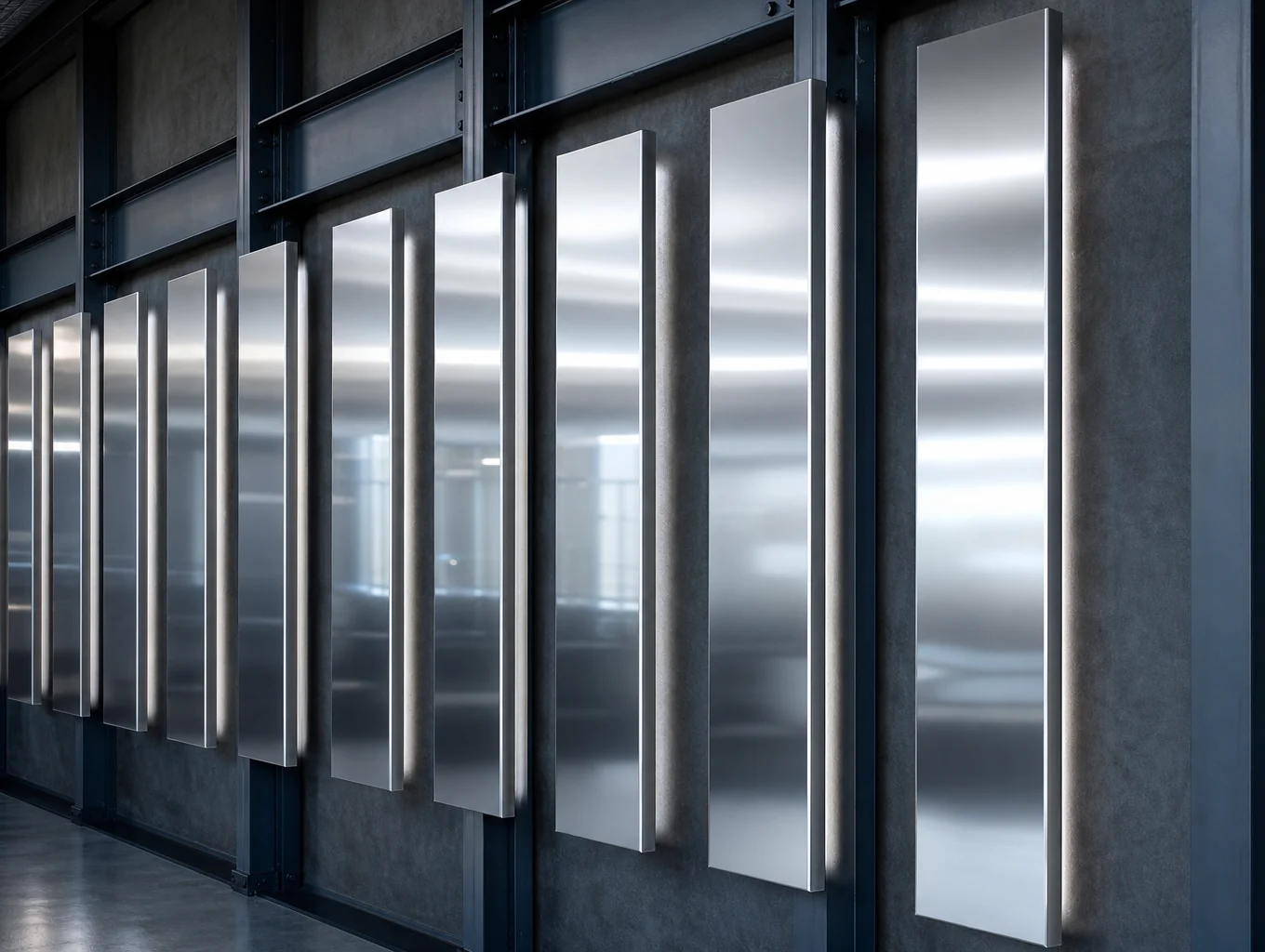 Architectural aluminum shadow gap profiles