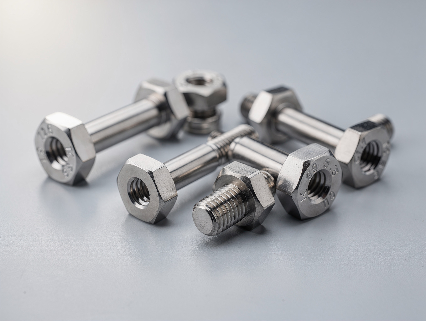 Assorted industrial fasteners and fixing hardware