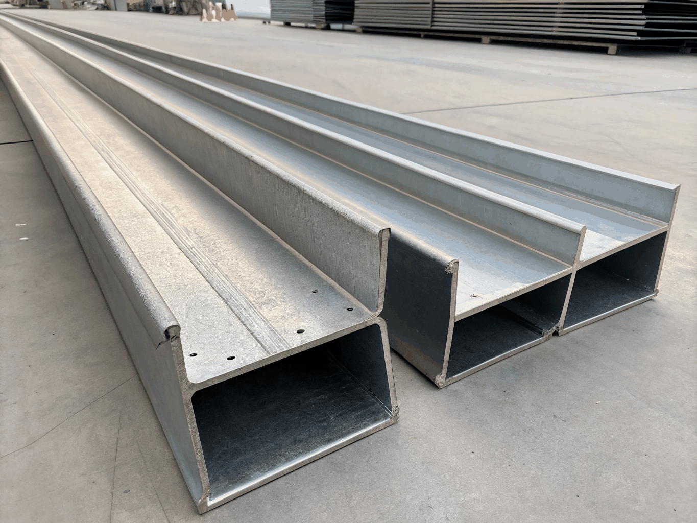 Industrial galvanized steel profiles for drywall construction